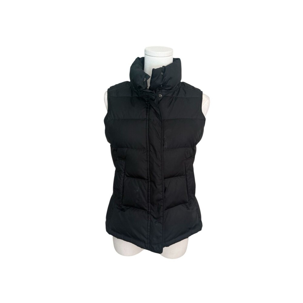 Theory Ashton Black Down Puffer Vest Size Black Quilted Puffer Vest